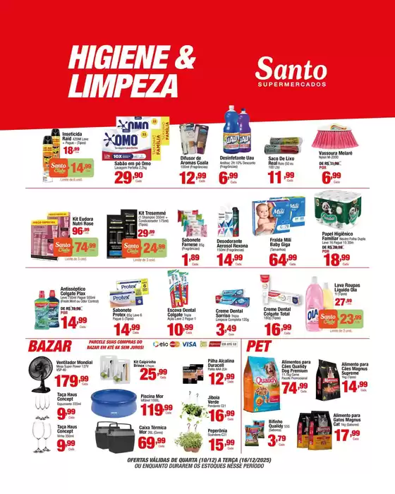 Catálogo Santo Supermercados em Ribeirão Preto | Encarte Santo Supermercados | 2025-12-10T00:00:00.000Z - 2025-12-16T00:00:00.000Z