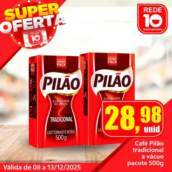 Catálogo Rede 10 em Ribeirão Preto | Encarte Rede 10 | 2025-08-08T00:00:00.000Z - 2025-12-13T00:00:00.000Z
