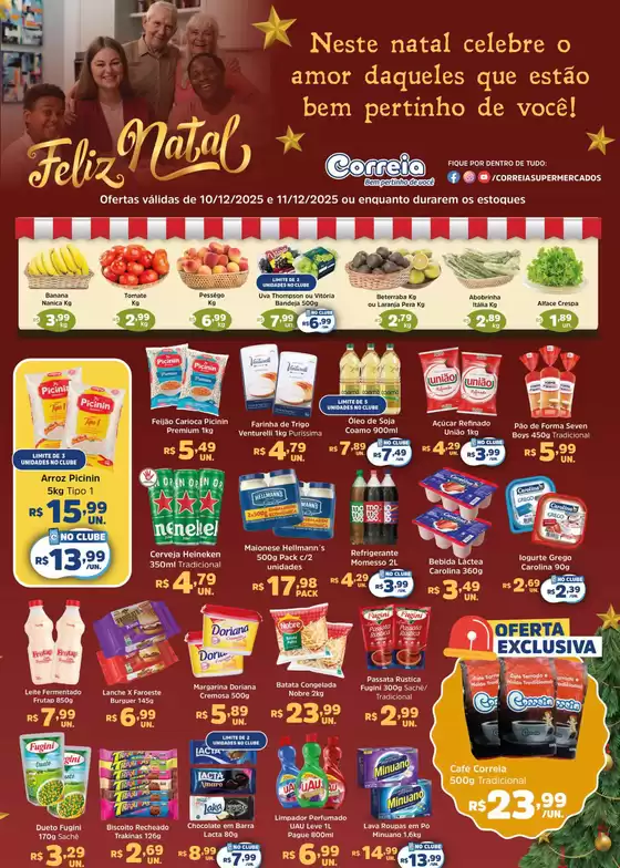 Catálogo Supermercados Correia em Ribeirão Preto | Ofertas Supermercados Correia | 2025-12-10T00:00:00.000Z - 2025-12-11T00:00:00.000Z