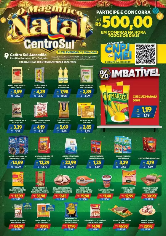 Catálogo Atacadão Centro Sul | Encarte Atacadão Centro Sul | 2025-12-08T00:00:00.000Z - 2025-12-13T00:00:00.000Z