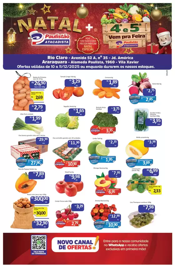 Catálogo Paulistão Atacadista em Santo André | Natal | 2025-12-10T00:00:00.000Z - 2025-12-11T00:00:00.000Z
