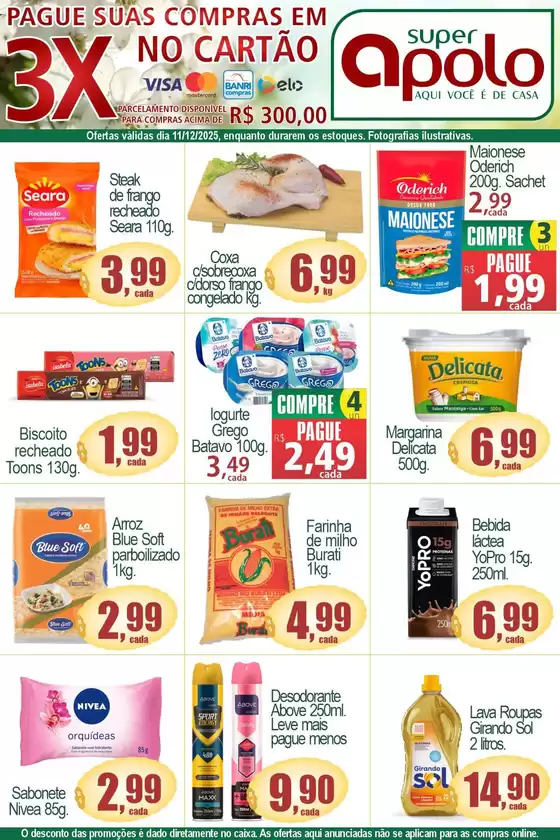 Catálogo Super Apolo em Campinas | Encarte Super Apolo | 2025-12-11T00:00:00.000Z - 2025-12-11T00:00:00.000Z