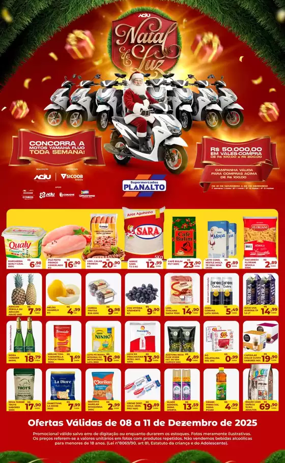 Catálogo Supermercados Planalto em Centralina | Ótima oferta para todos os clientes | 2025-12-08T00:00:00.000Z - 2025-12-11T00:00:00.000Z