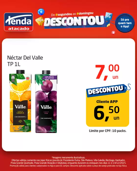 Catálogo Tenda Atacado em Itanhaém | Descontos | 2025-12-11T00:00:00.000Z - 2025-12-14T00:00:00.000Z