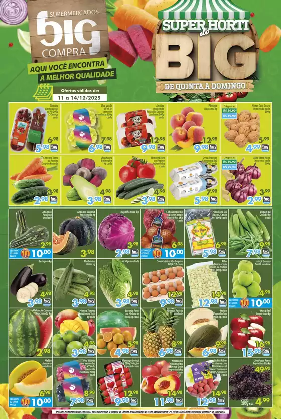 Catálogo Supermercados Big Compra em Curitiba | Ofertas especiais para você | 2025-12-11T00:00:00.000Z - 2025-12-14T00:00:00.000Z
