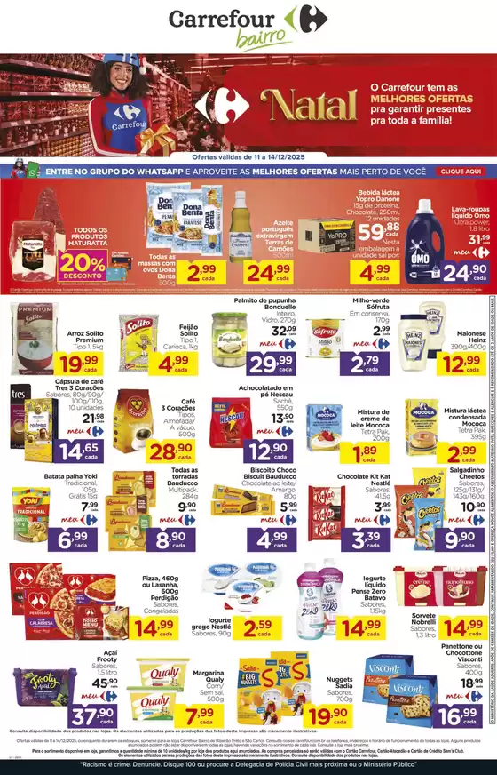 Catálogo Carrefour Bairro em Ipatinga | Melhores ofertas para todos os caçadores de pechinchas | 2025-12-11T00:00:00.000Z - 2025-12-14T00:00:00.000Z