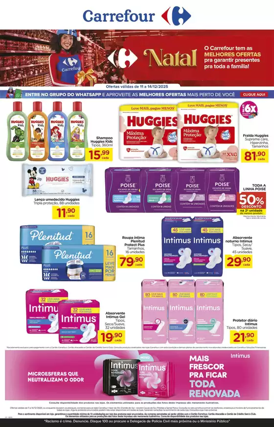Catálogo Carrefour em Dom Feliciano | Melhores ofertas para todos os clientes | 2025-12-11T00:00:00.000Z - 2025-12-14T00:00:00.000Z