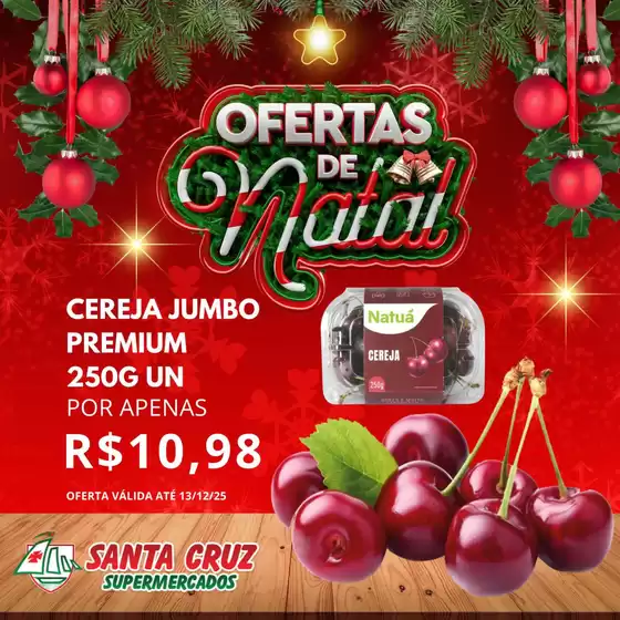 Catálogo Santa Cruz Supermercados em Paulista | OFERTAS DE NATAL | 2025-12-12T00:00:00.000Z - 2025-12-13T00:00:00.000Z