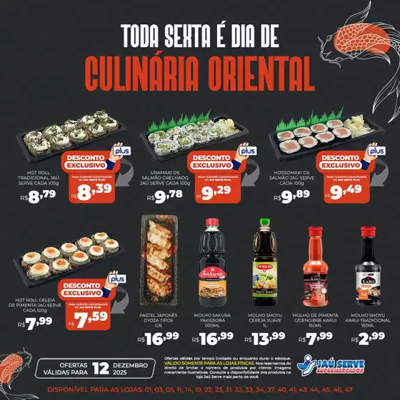 Catálogo Supermercados Jaù Serve | Culinária oriental | 2025-12-12T00:00:00.000Z - 2025-12-12T00:00:00.000Z