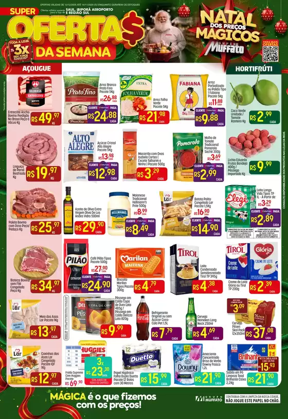 Catálogo Super Muffato em Hortolândia | Novas ofertas para descobrir | 2025-12-12T00:00:00.000Z - 2025-12-14T00:00:00.000Z