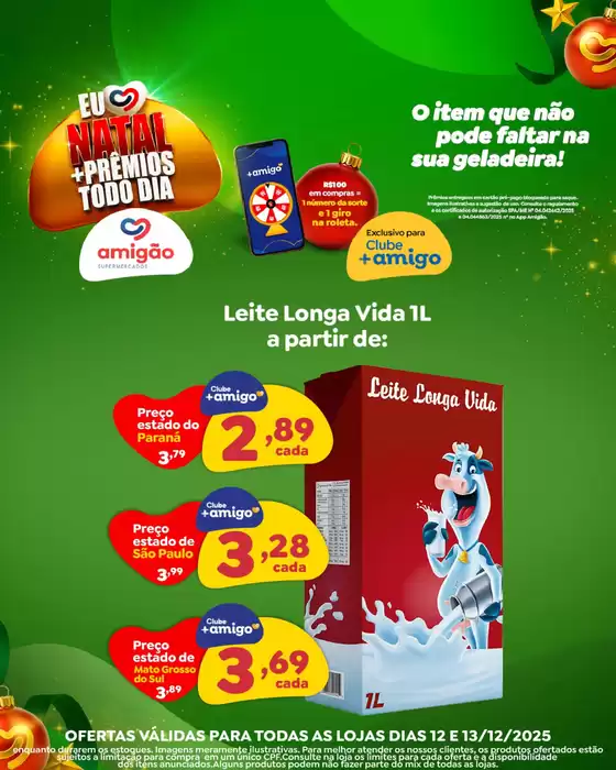Catálogo Amigão Supermercados em João Monlevade | Club Amigo | 2025-12-12T00:00:00.000Z - 2025-12-13T00:00:00.000Z
