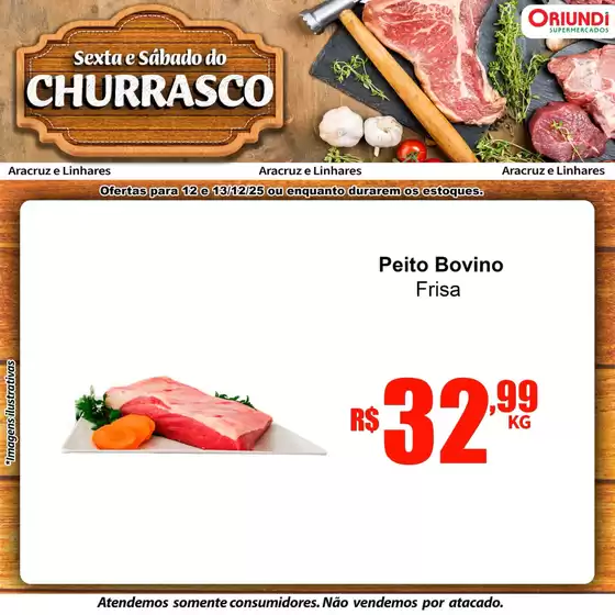Catálogo Oriundi em Fortaleza | Sexta e sabado do churrasco | 2025-12-12T00:00:00.000Z - 2025-12-13T00:00:00.000Z