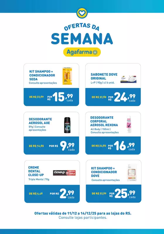 Catálogo Agafarma em Pinhais | Ofertas Da Semana  | 2025-12-12T00:00:00.000Z - 2025-12-14T00:00:00.000Z