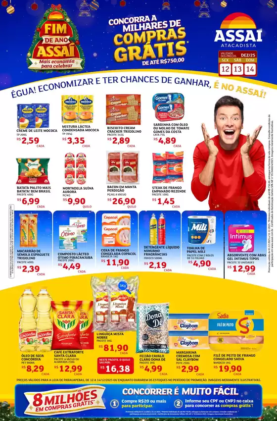 Catálogo Assaí Atacadista em Parauapebas | Ampla seleção de ofertas | 2025-12-12T00:00:00.000Z - 2025-12-14T00:00:00.000Z