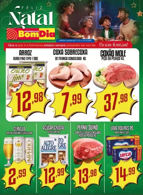 Catálogo Supermercados Bom Dia em Belo Horizonte | Feliz Natal | 2025-12-12T00:00:00.000Z - 2025-12-13T00:00:00.000Z