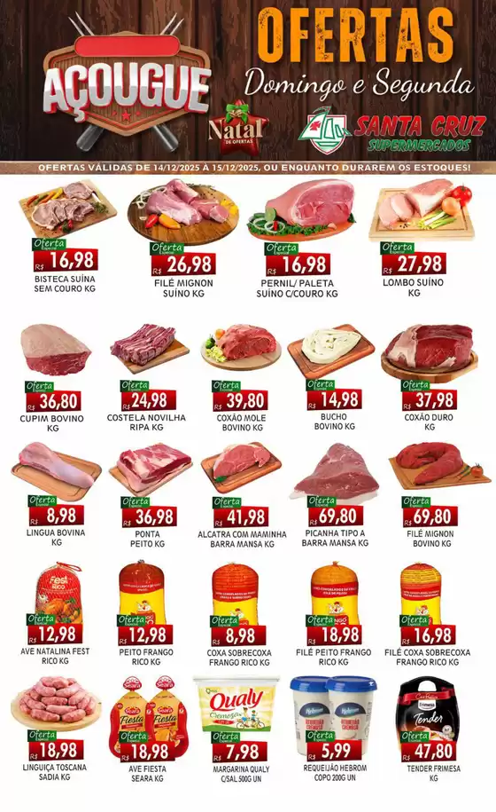 Catálogo Santa Cruz Supermercados em Joinville | Ofertas Domingo e Segunda | 2025-12-15T00:00:00.000Z - 2025-12-15T00:00:00.000Z