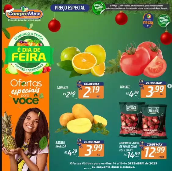 Catálogo CompreMax em Ituverava | E Dia De Feira | 2025-12-15T00:00:00.000Z - 2025-12-16T00:00:00.000Z