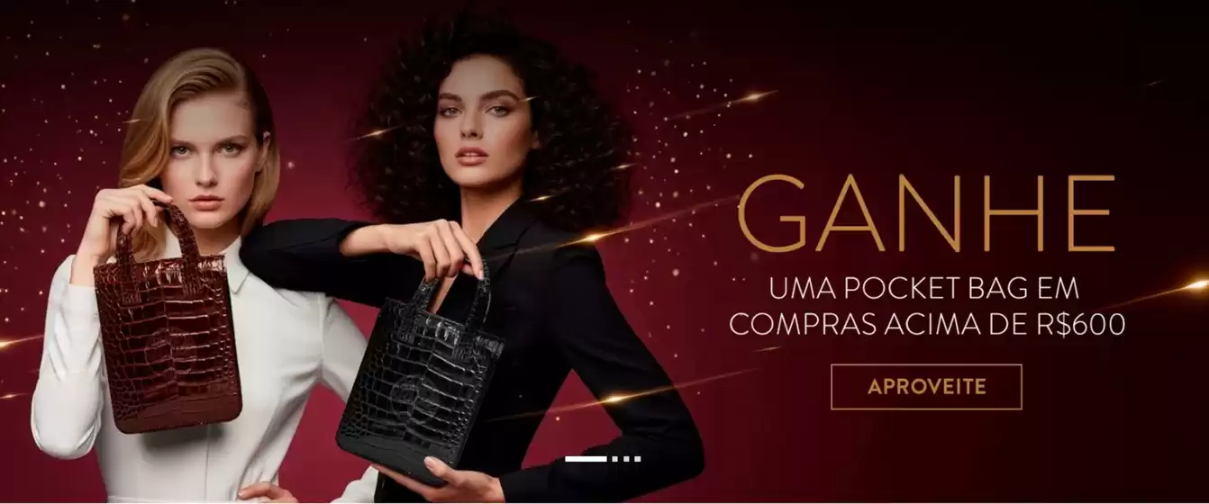 Catálogo Mahogany em Contagem | Ganhe uma pocket bag em compras acima de R$600 ! | 2025-12-15T00:00:00.000Z - 2025-12-27T00:00:00.000Z