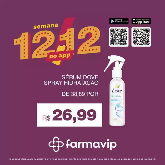 Catálogo Farmavip em Pinheiro Machado | Ofertas e promoções atuais | 2025-12-03T00:00:00.000Z - 2025-12-15T00:00:00.000Z