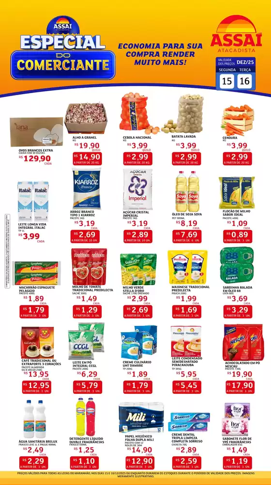 Catálogo Assaí Atacadista | Melhores ofertas para todos os clientes | 2025-12-15T00:00:00.000Z - 2025-12-16T00:00:00.000Z