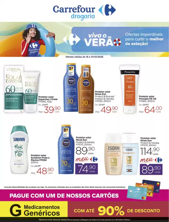 Catálogo Drogarias Carrefour em Feira de Santana | Descubra ofertas atraentes | 2025-12-15T00:00:00.000Z - 2025-12-31T00:00:00.000Z