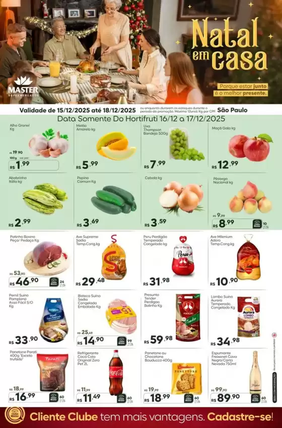 Catálogo Master Supermercados em Guarulhos | Natal Em Casa | 2025-12-16T00:00:00.000Z - 2025-12-18T00:00:00.000Z