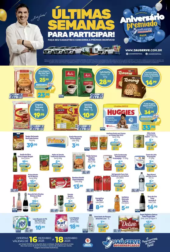 Catálogo Supermercados Jaù Serve em Guarulhos | OFERTAS DA TV JAÚ SERVE | 2025-12-16T00:00:00.000Z - 2025-12-18T00:00:00.000Z