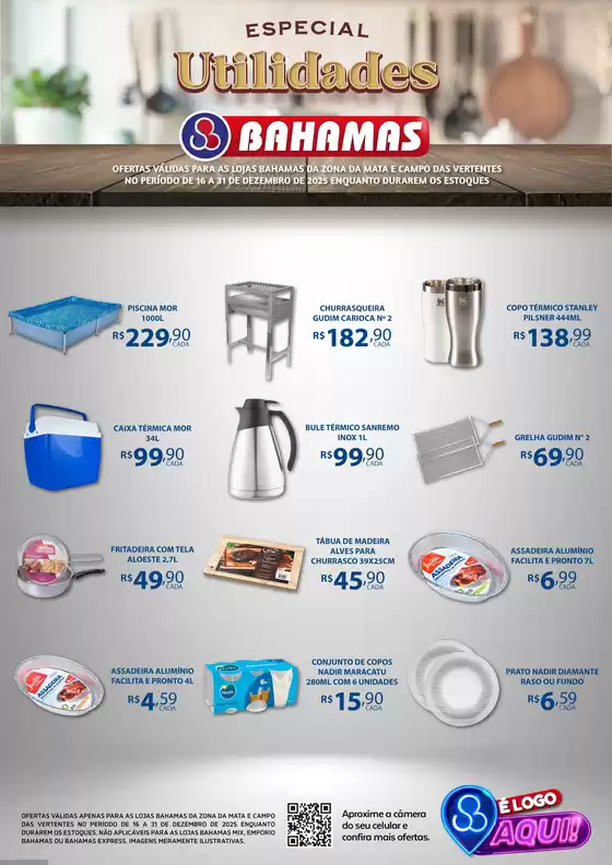 Catálogo Bahamas Supermercados em Ecoporanga | Especial Utilidades Bahamas | 2025-12-16T00:00:00.000Z - 2025-12-31T00:00:00.000Z