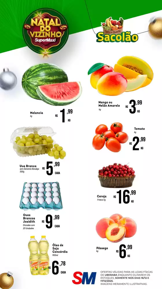 Catálogo SuperMaxi em Ecoporanga | Sacolão | 2025-12-16T00:00:00.000Z - 2025-12-17T00:00:00.000Z