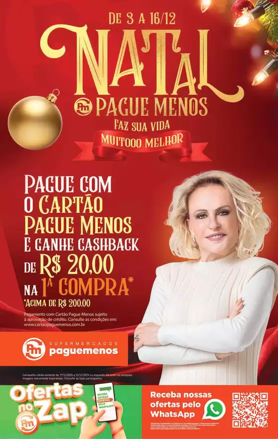 Catálogo Supermercados Pague Menos em Araras | Natal Pague Menos | 2025-12-16T00:00:00.000Z - 2025-12-16T00:00:00.000Z