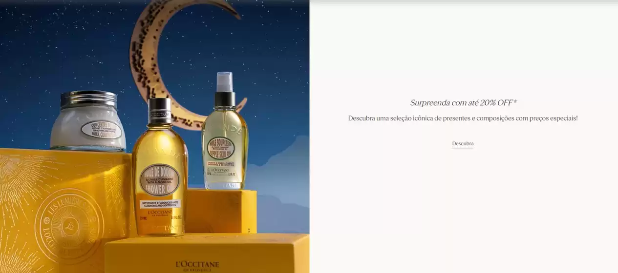 Catálogo L'Occitane em Franco da Rocha | Surpreenda com ate ate 20% off ! | 2025-12-16T00:00:00.000Z - 2025-12-30T00:00:00.000Z