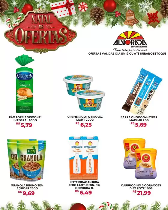Catálogo Alvorada Supermercados em Mongaguá | Encarte Alvorada Supermercados | 2025-12-16T00:00:00.000Z - 2025-12-16T00:00:00.000Z