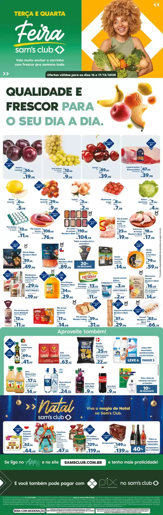 Catálogo Sam's Club em Contagem | Nossas melhores ofertas para você | 2025-12-16T00:00:00.000Z - 2025-12-17T00:00:00.000Z