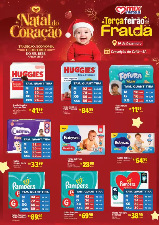 Catálogo Supermercados Mateus em Caucaia | Terça da Fralda | 2025-12-16T00:00:00.000Z - 2025-12-16T00:00:00.000Z