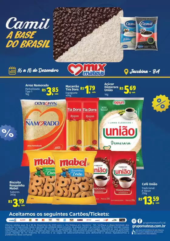 Catálogo Supermercados Mateus em Jacobina | Melhores ofertas para compradores econômicos | 2025-12-16T00:00:00.000Z - 2025-12-18T00:00:00.000Z