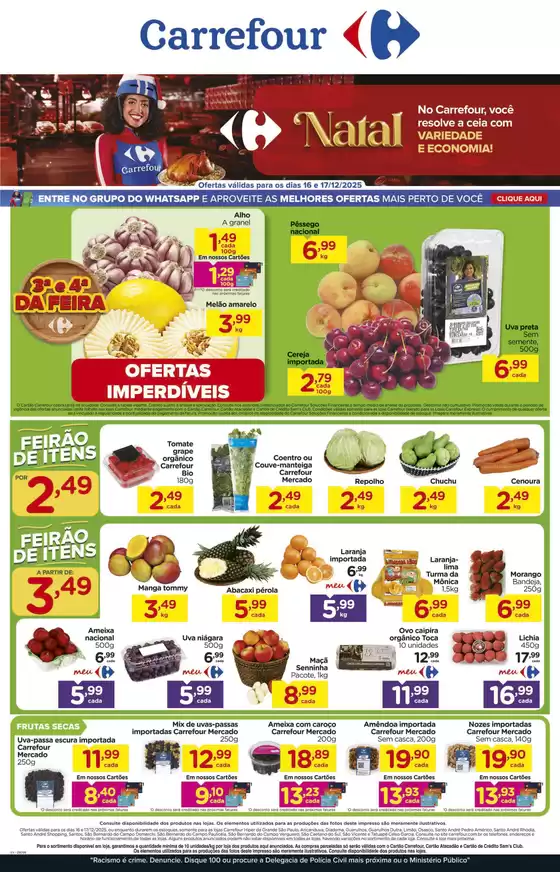 Catálogo Carrefour em Itacoatiara | Ofertas e promoções atuais | 2025-12-16T00:00:00.000Z - 2025-12-17T00:00:00.000Z