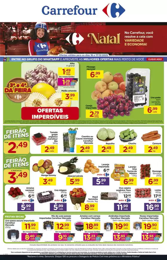Catálogo Carrefour em Itacoatiara | Ofertas especiais atraentes para todos | 2025-12-16T00:00:00.000Z - 2025-12-17T00:00:00.000Z