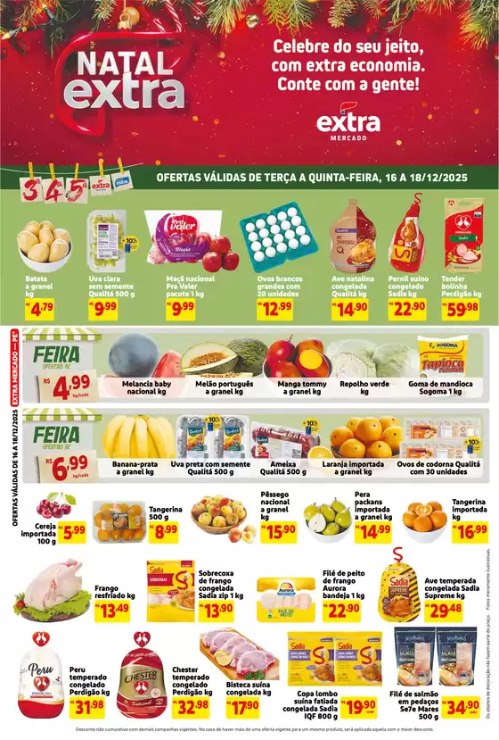 Catálogo Mercado Extra em Recife | Melhores ofertas e descontos | 2025-12-16T00:00:00.000Z - 2025-12-18T00:00:00.000Z