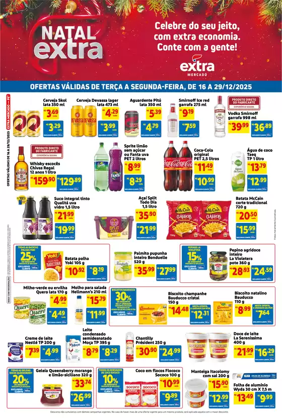 Catálogo Extra em Bonito de Minas | Ofertas exclusivas | 2025-12-16T00:00:00.000Z - 2025-12-29T00:00:00.000Z