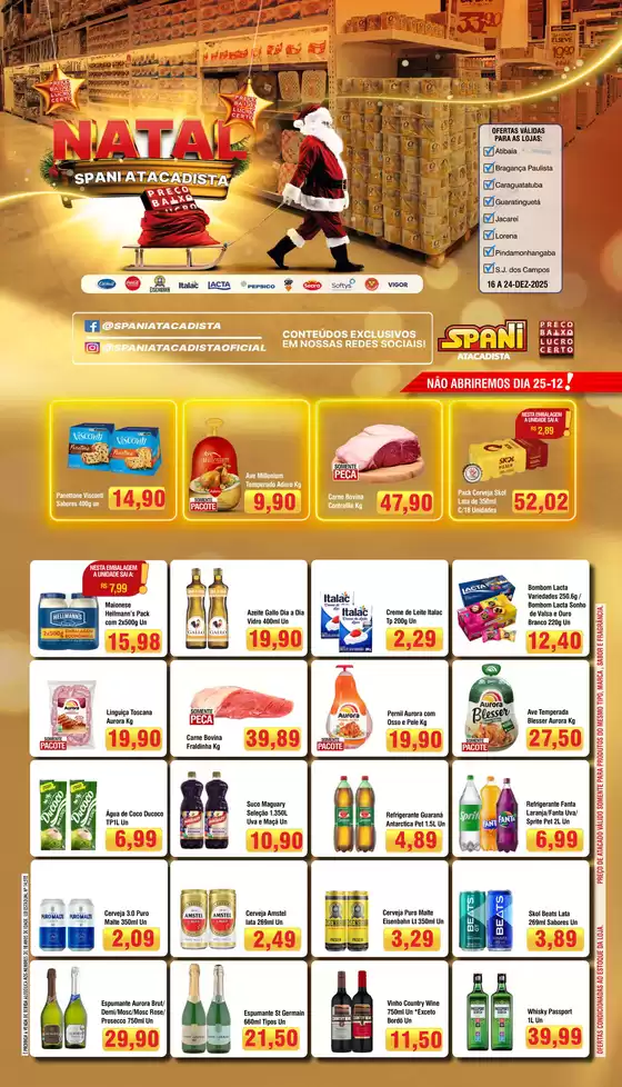 Catálogo Spani Atacadista em Arroio Grande | Jornal de Ofertas Natal SP 16 a 24 12 | 2025-12-16T00:00:00.000Z - 2025-12-24T00:00:00.000Z