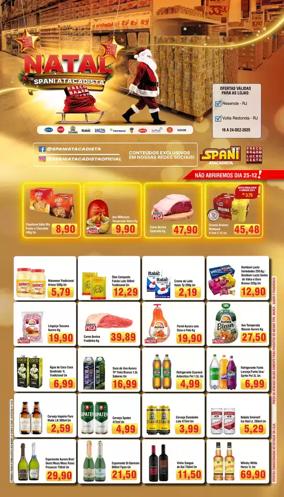 Catálogo Spani Atacadista em Belo Horizonte | Jornal de Ofertas Natal RJ 16 a 24 12 | 2025-12-16T00:00:00.000Z - 2025-12-24T00:00:00.000Z