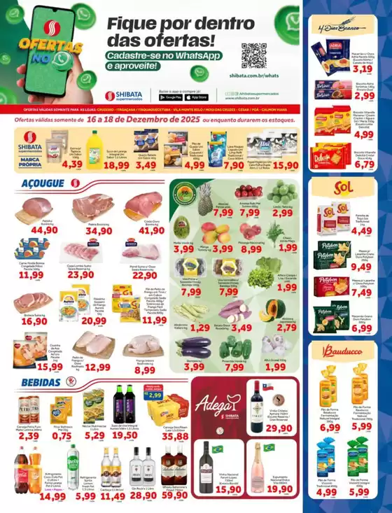 Catálogo Shibata Supermercados em Suzano | Ofertas e promoções atuais | 2025-12-16T00:00:00.000Z - 2025-12-18T00:00:00.000Z