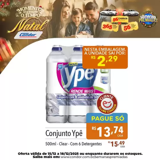 Catálogo Supermercados Condor em Belo Horizonte | Nossas melhores ofertas para você | 2025-12-15T00:00:00.000Z - 2025-12-18T00:00:00.000Z