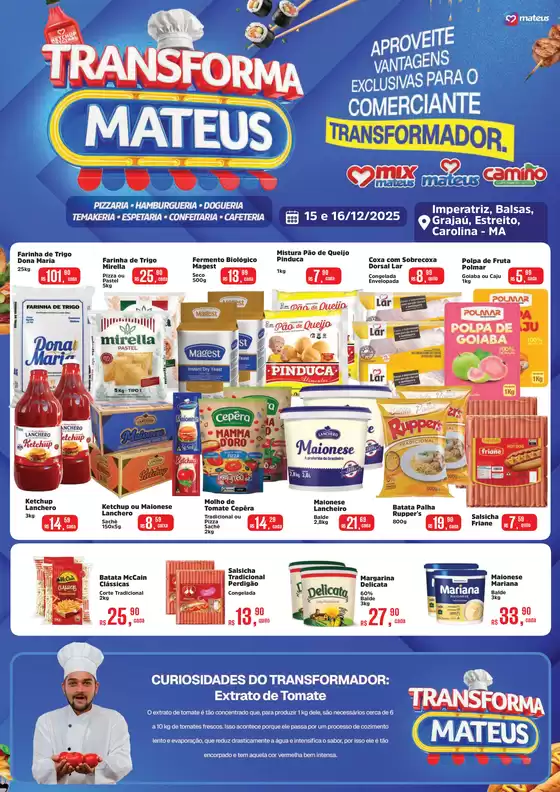 Catálogo Supermercados Mateus em Balsas | Ofertas exclusivas e pechinchas | 2025-12-15T00:00:00.000Z - 2025-12-16T00:00:00.000Z