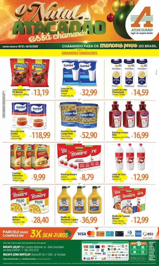 Catálogo Atacadão em Santa Cruz do Capibaribe | Atacadão - Grandes Unidades (G.U.) | 2025-12-16T00:00:00.000Z - 2025-12-18T00:00:00.000Z