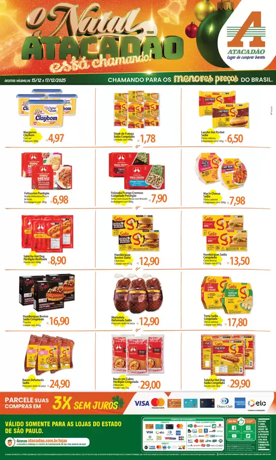 Catálogo Atacadão em São Bernardo do Campo | Ofertas e promoções atuais | 2025-12-16T00:00:00.000Z - 2025-12-17T00:00:00.000Z