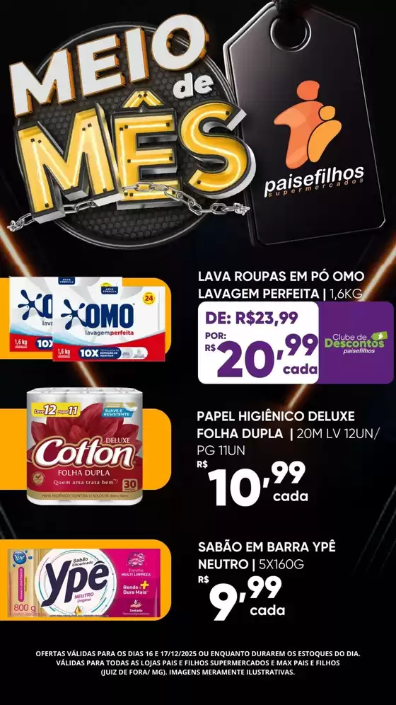 Catálogo Pais e Filhos Supermercados em Guarulhos | Meio De Mês | 2025-12-16T00:00:00.000Z - 2025-12-17T00:00:00.000Z