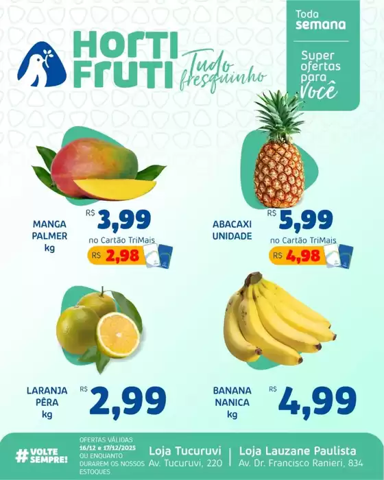 Catálogo Trimais Supermercado em Guarulhos | Encarte Trimais Supermercado | 2025-12-16T00:00:00.000Z - 2025-12-17T00:00:00.000Z