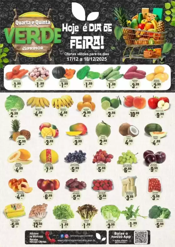 Catálogo Primor Supermercado em São João de Meriti | Quarta e Quinta Verde | 2025-12-17T00:00:00.000Z - 2025-12-18T00:00:00.000Z