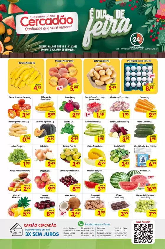 Catálogo Cercadão | E Dia De Feira | 2025-12-17T00:00:00.000Z - 2025-12-18T00:00:00.000Z